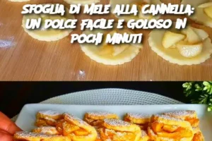 Sfoglia di Mele alla Cannella: Un Dolce Facile e Goloso in Pochi Minuti