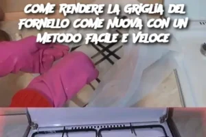 Come Rendere la Griglia del Fornello Come Nuova con un Metodo Facile e Veloce