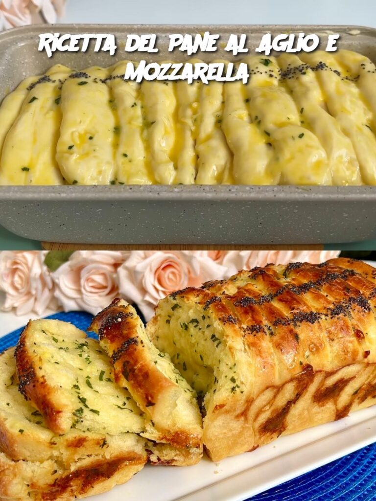 Ricetta del Pane al Aglio e Mozzarella