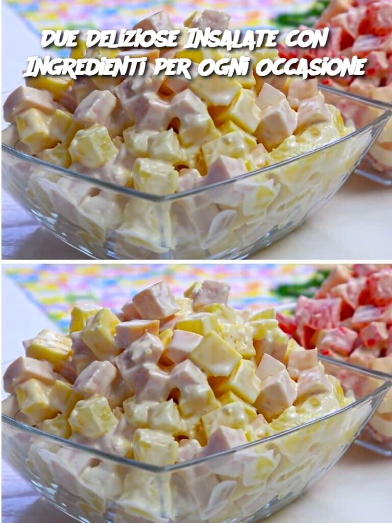Due Deliziose Insalate con 3 Ingredienti per Ogni Occasione