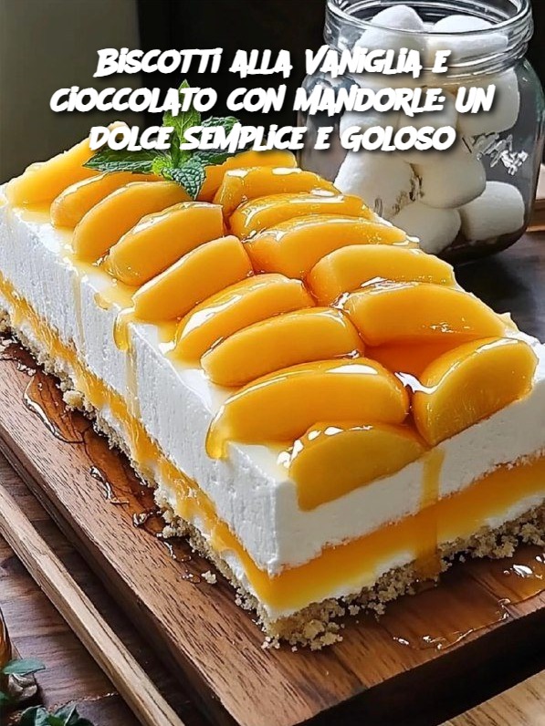 Biscotti alla Vaniglia e Cioccolato con Mandorle: Un Dolce Semplice e Goloso