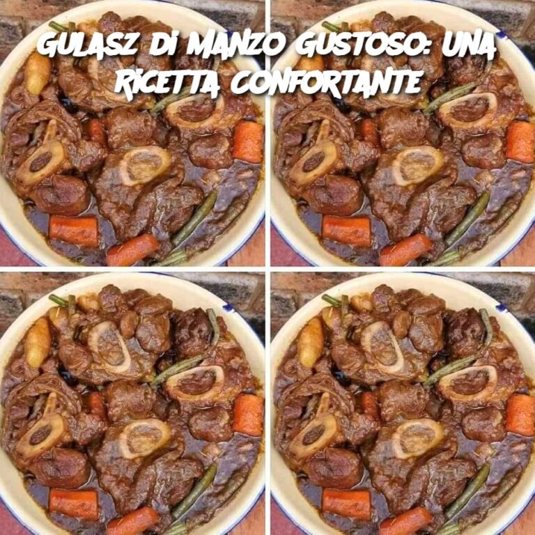 Gulasz di Manzo Gustoso: Una Ricetta Confortante